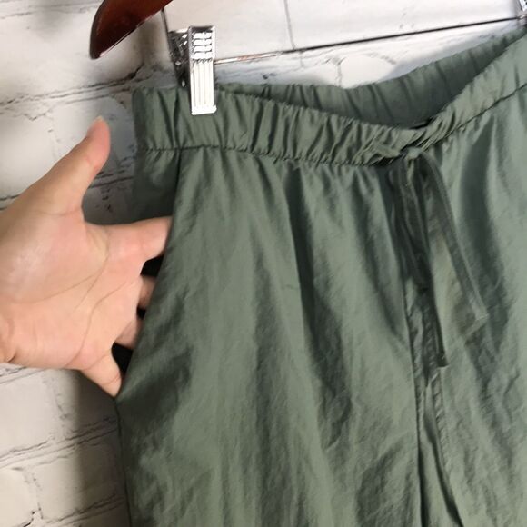 Toska Green Wide-Leg Pants Large - Picture 2 of 7